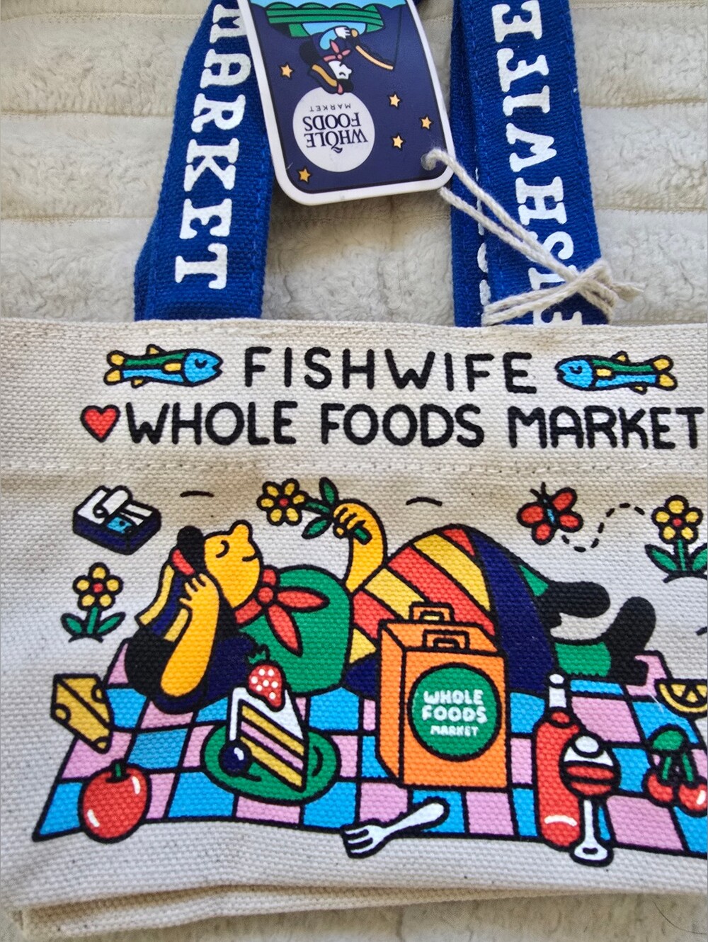 Fishwife X WholeFoods Tote Bag: Large, Medium And Mini - Picture 3 of 8